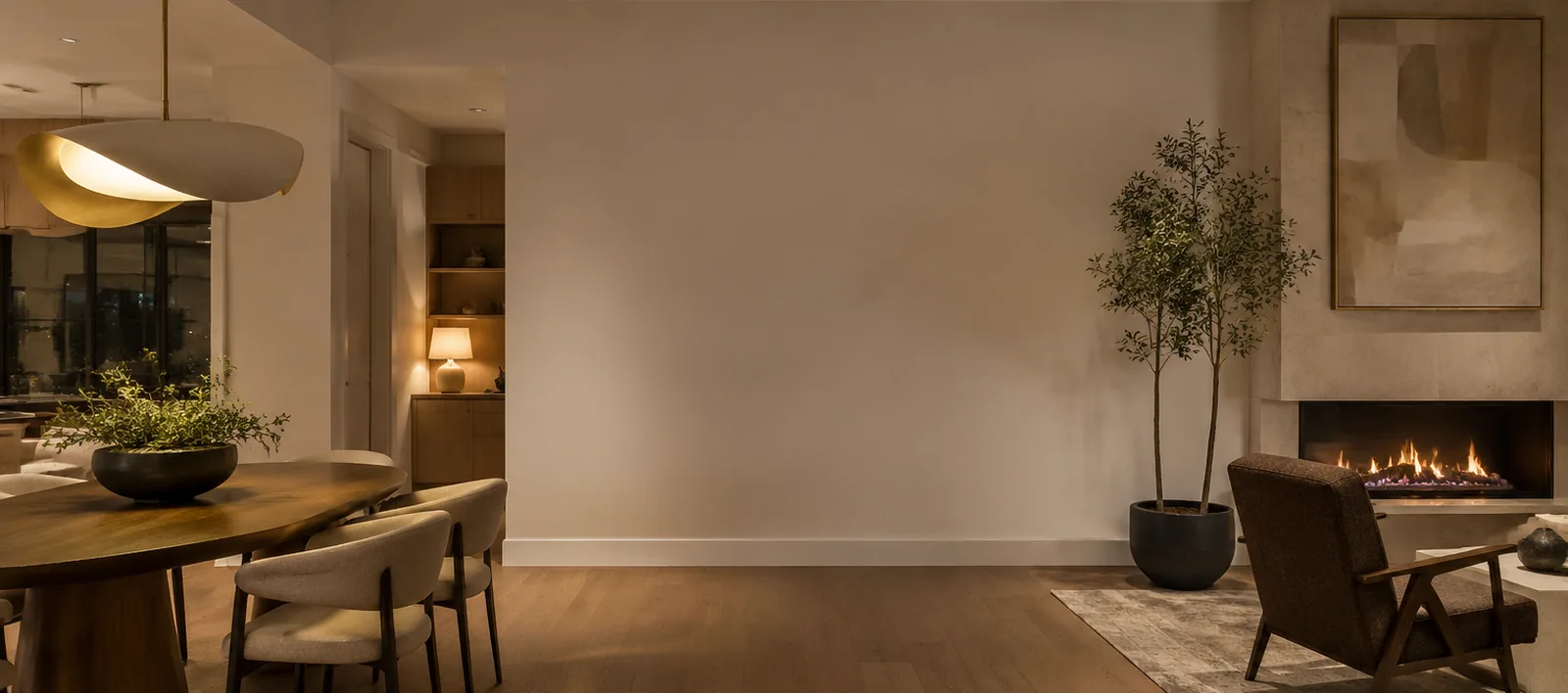 Mobile view of warm modern pendant lightingslider_item_1