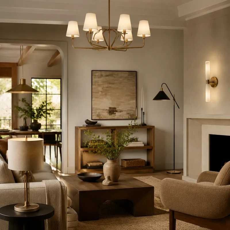 Warm modern lighting collection