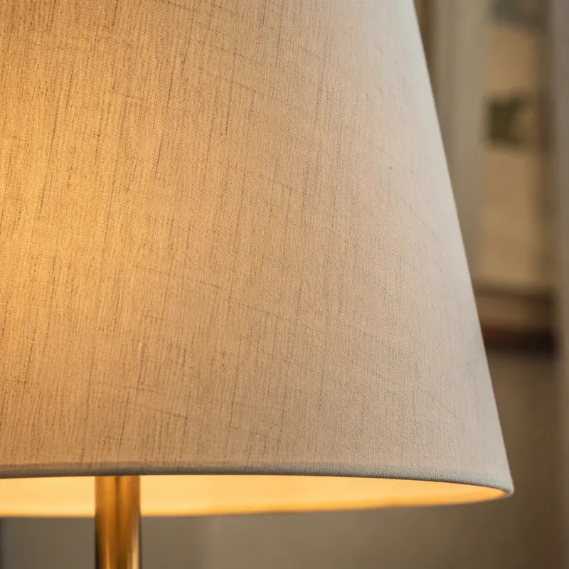 Fabric shade texture with warm light