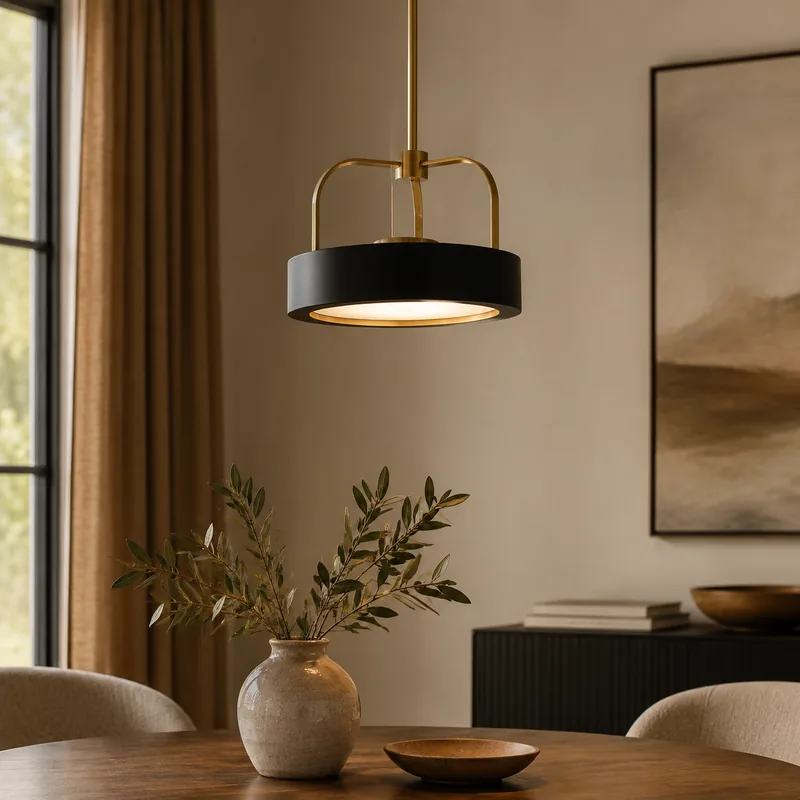 Lighting fixture shown in room scale