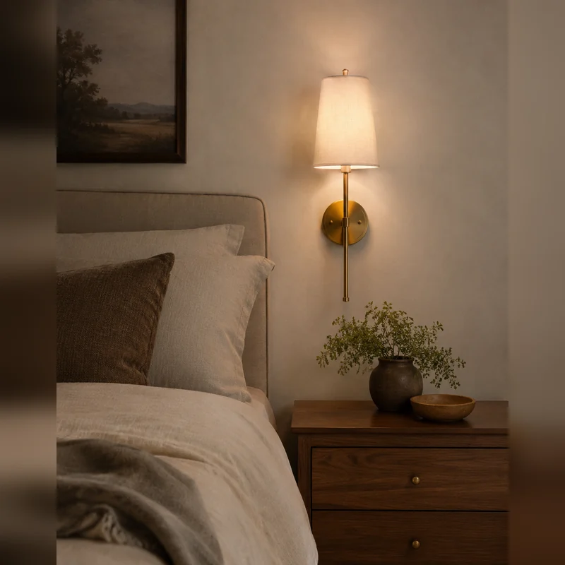 Complete bedside wall lamp