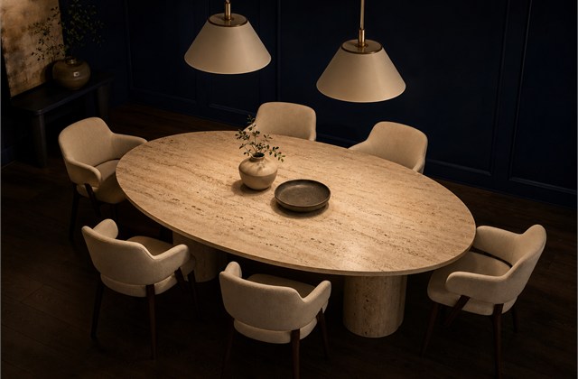Evening dining room lighting option