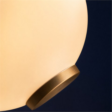 Macro detail of illuminated opal glass