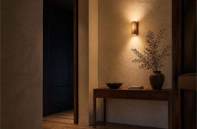 Compact wall light scale option