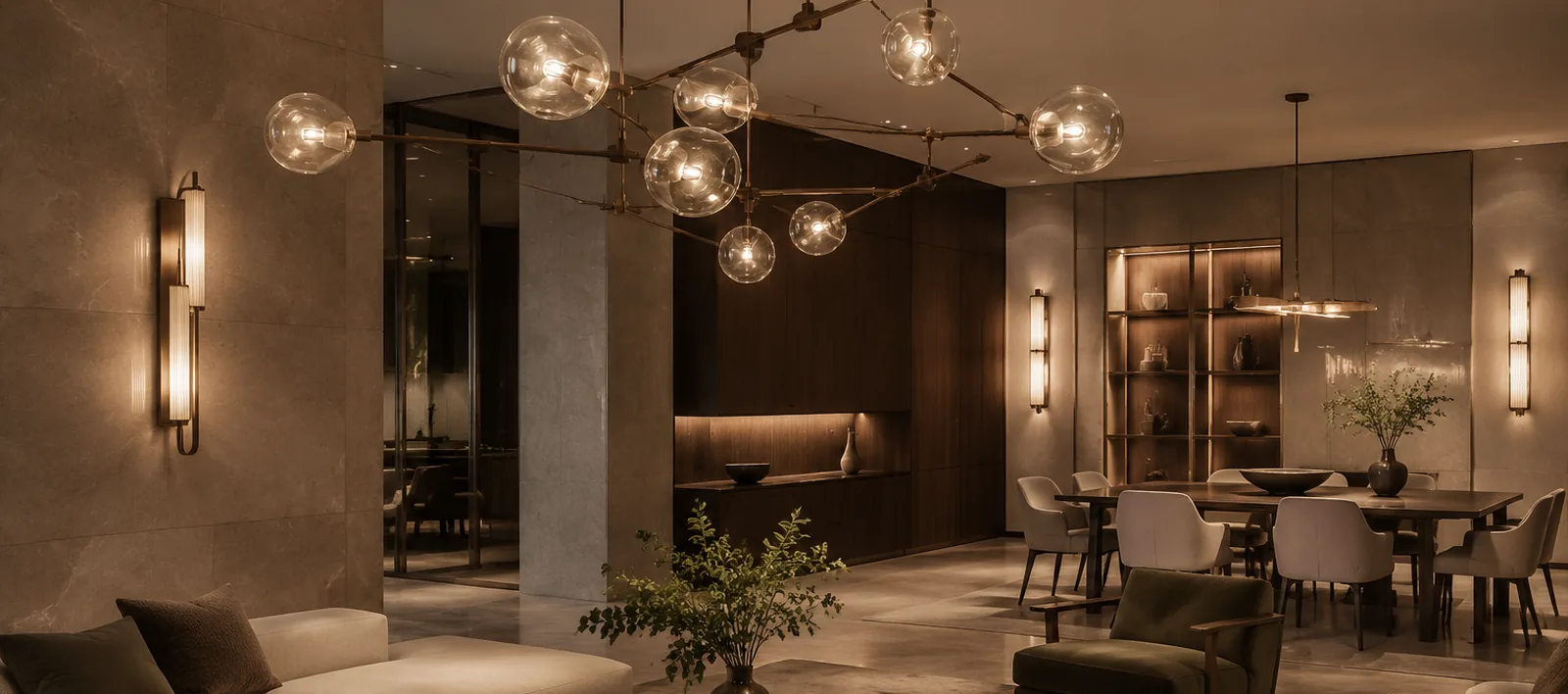 Vertical warm modern lighting interiorslider_item_1