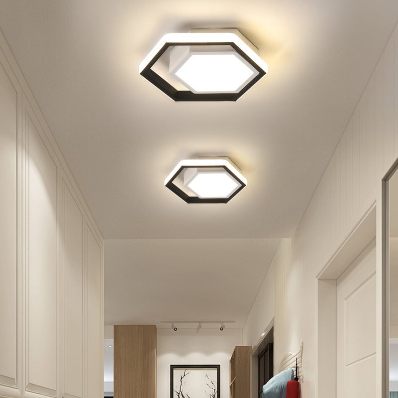 Sechseckige LED-Deckenleuchte Für Garage – Verknüpfbares Hexagon-Licht, 6500K, 20 Mm Leuchtrohr, Für Werkstatt & Keller
