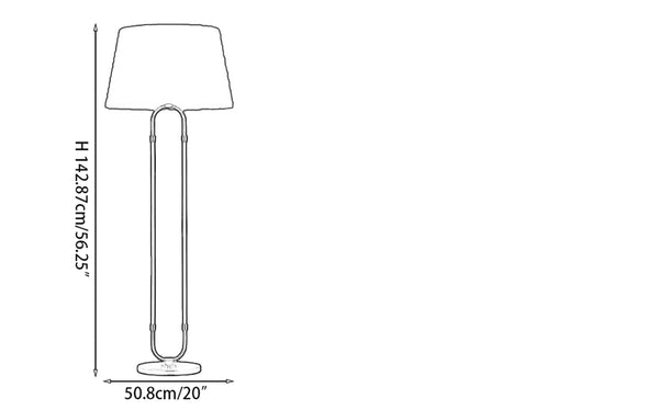 Katie Brass Floor Lamp