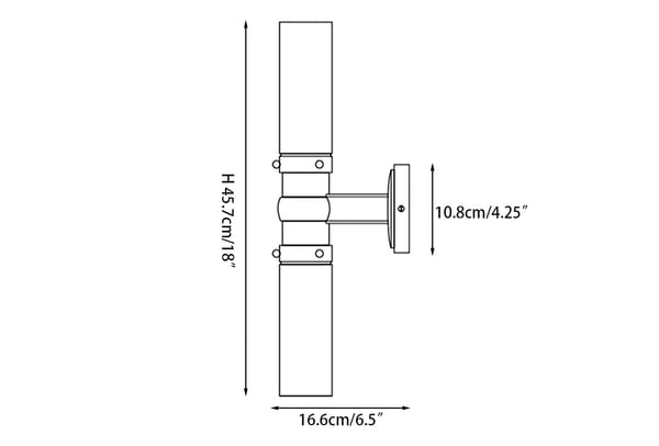 Graydon Double Wall Light