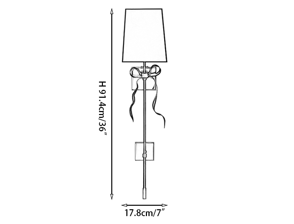 Ellery Bow Tail Sconce