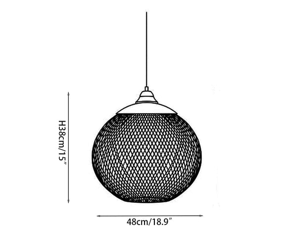 Lanister Vintage Mesh Pendant Lamp