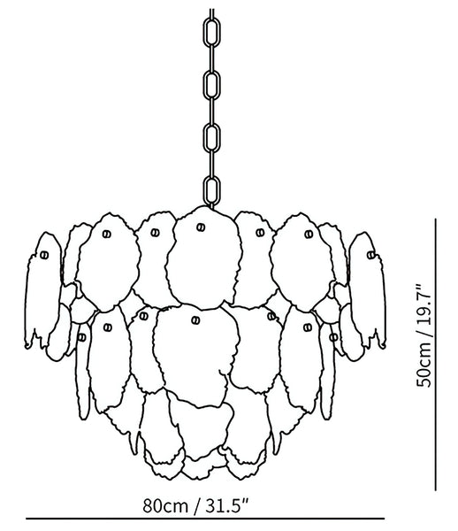 Gloire Luxury Alabaster Chandelier