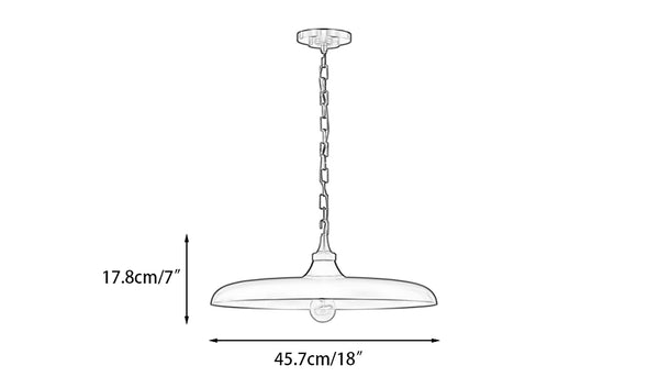 Visual Comfort Piatto Pendant Lamp