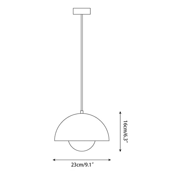 Flowerpot Colorful Pendant Lamp