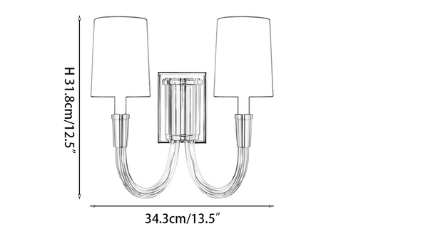 Vivian Double Wall Light