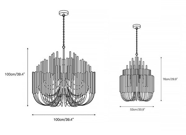 Tilda Multi-branch Chandelier