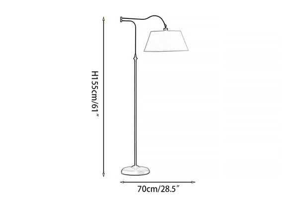 Adesso 3349-26 Rodeo Linen Floor Lamp