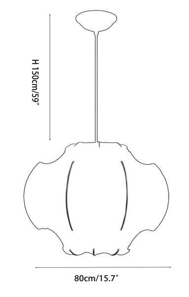 Modern Simple Creative Silk Chandelier