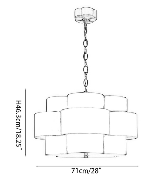 Arabelle Gold Pendant Lamp