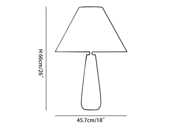 Kara Mann Polar Cement Table Lamp