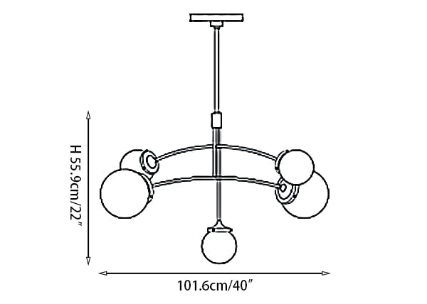 Prescott Medium Mobile Chandelier