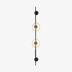 Alabaster Orb Vertical Wall Sconce - Lighting