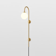 Globe Brass Wall Sconce - Beleuchtung