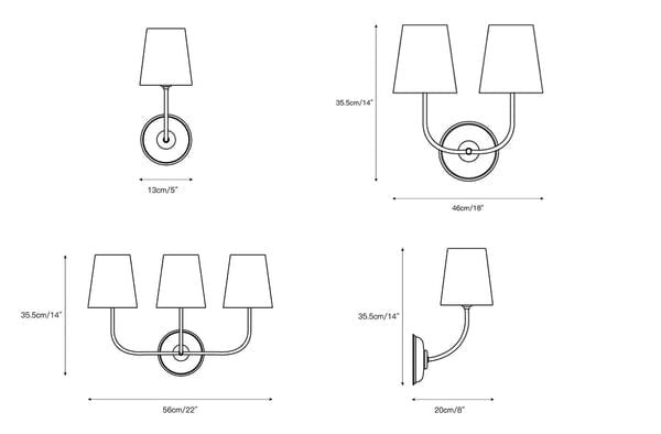 Vendome Wall Light