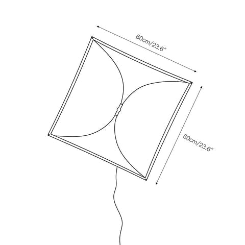 Ariette Kite Wall Lamp