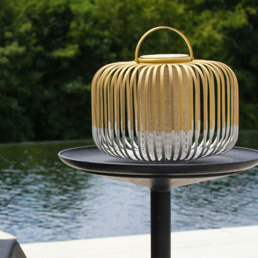 Muto Außenstehleuchte Bambus, 2 Farben, Höhe 29/33/44CM - Lumpaz