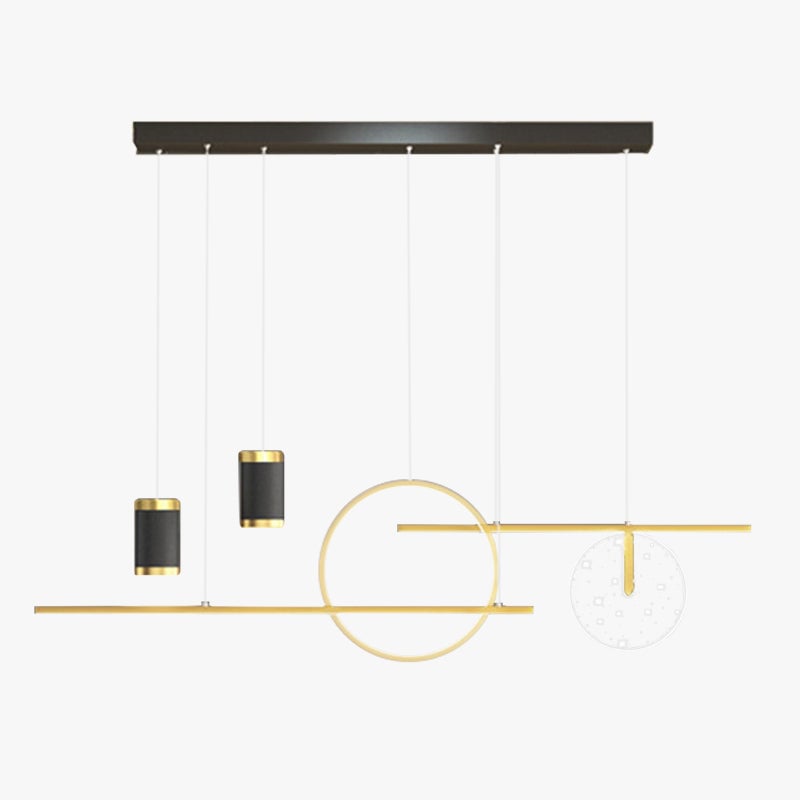 Madina Modern Pendelleuchte Line für Esszimmer,100CM Lang - Lumpaz