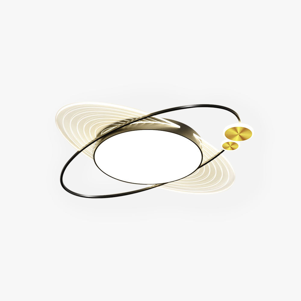 Lacey Modern LED Deckenleuchte Kreis-Design für Wohnzimmer Schlafzimmer, ∅58CM - Lumpaz