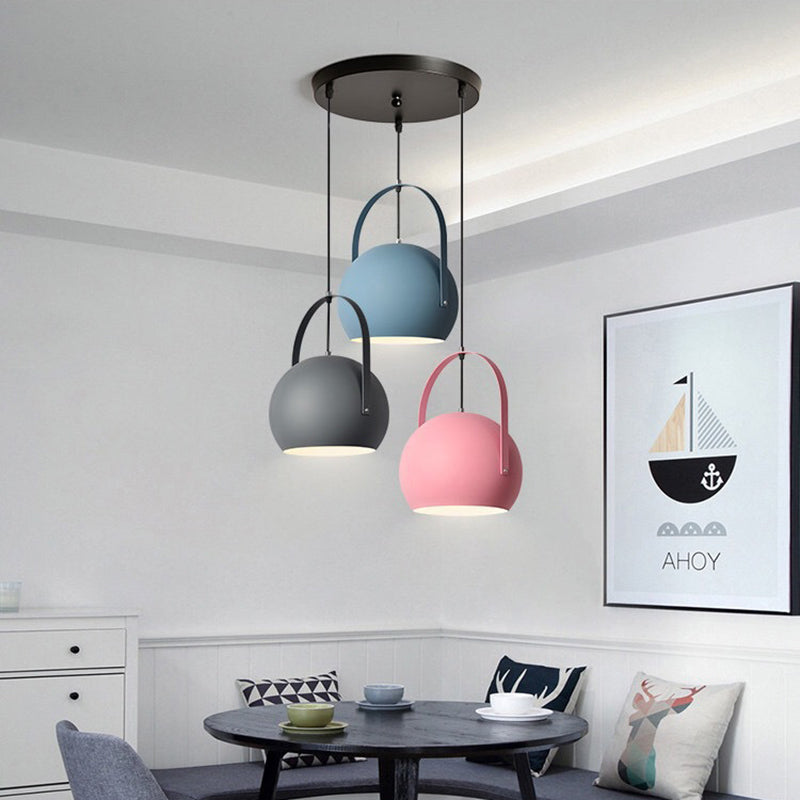 Morandi Pendelleuchte, Dunkelblau, ∅25CM - Lumpaz