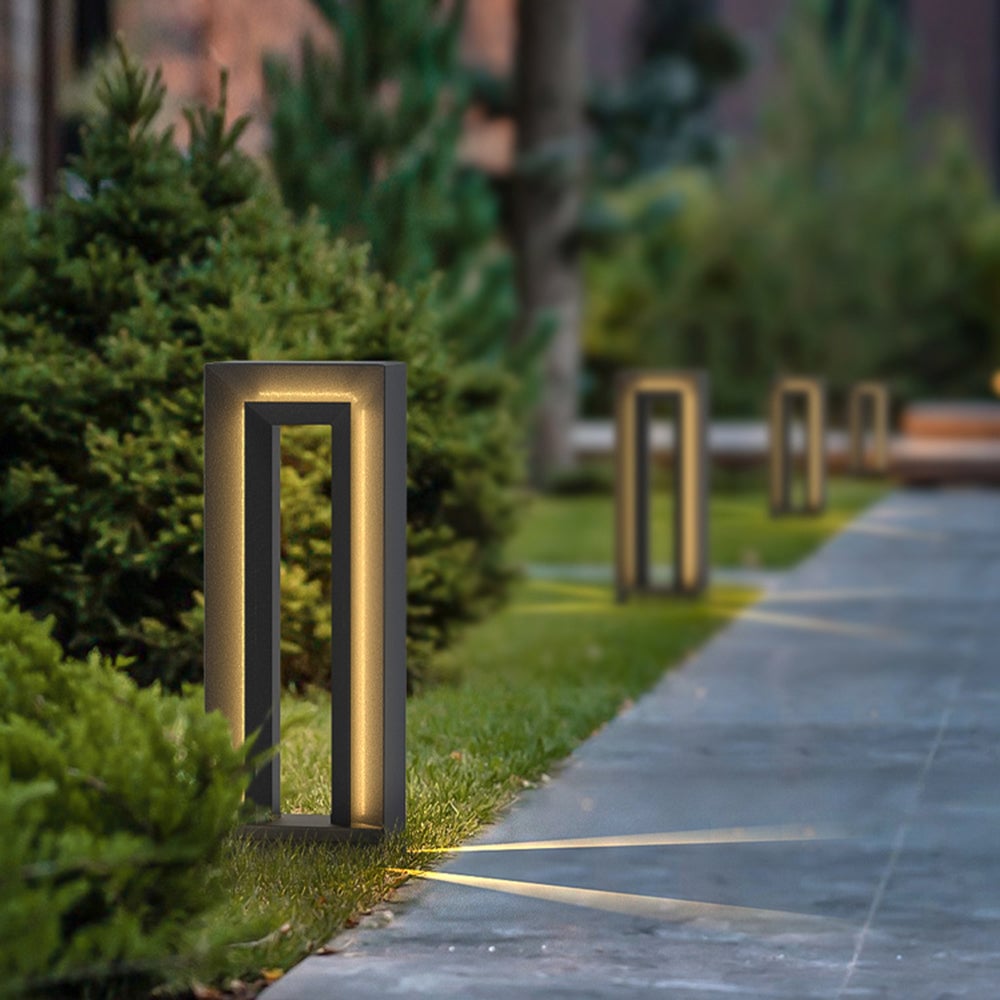 Pena Außen-Wegeleuchte Rechteckig, Solar, 62CM Lang - Lumpaz