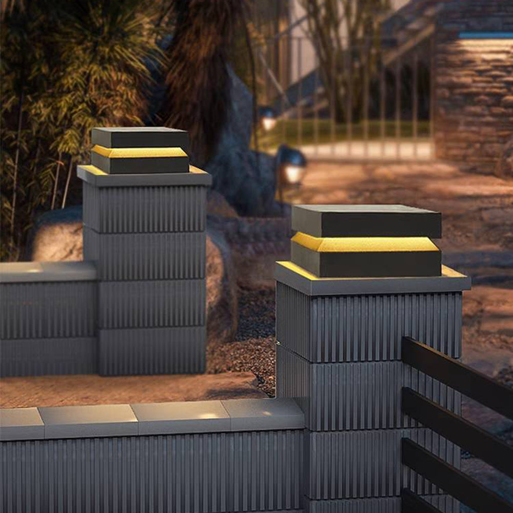 Riley Solar Außensockelleuchte, 25CM/30CM/40CM Lang - Lumpaz