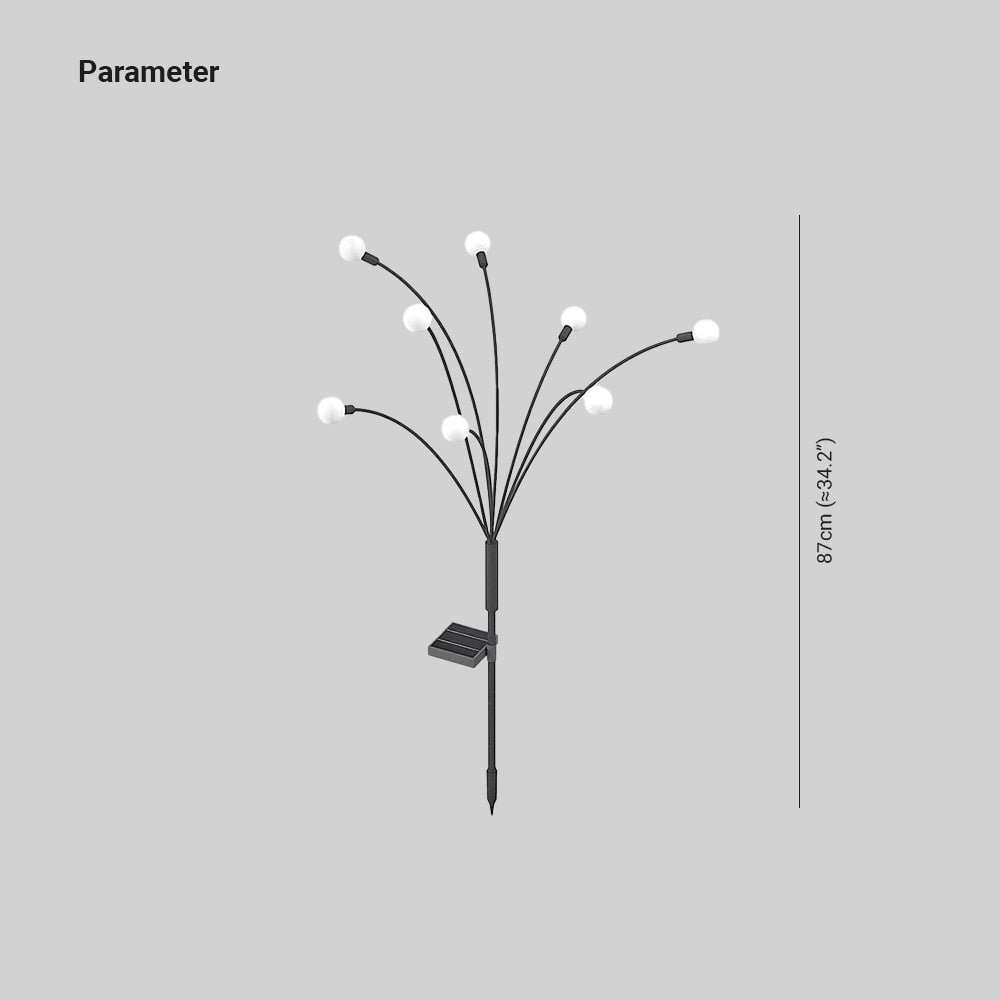 Orr Außensockelleuchte, Glühwürmchen, 87CM Lang - Lumpaz