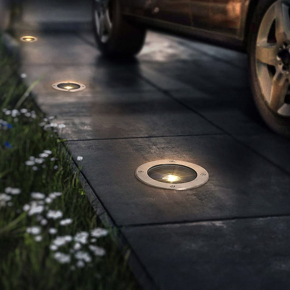 Orr Außen-Treppenleuchte/Außen-Bodeneinbaustrahler, 4 Stile - Lumpaz