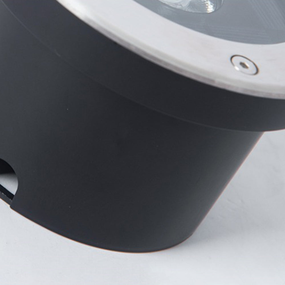 Orr Solar Außen-Treppenleuchte/Bodeneinbaustrahler Schwarz, ∅16/17CM - Lumpaz