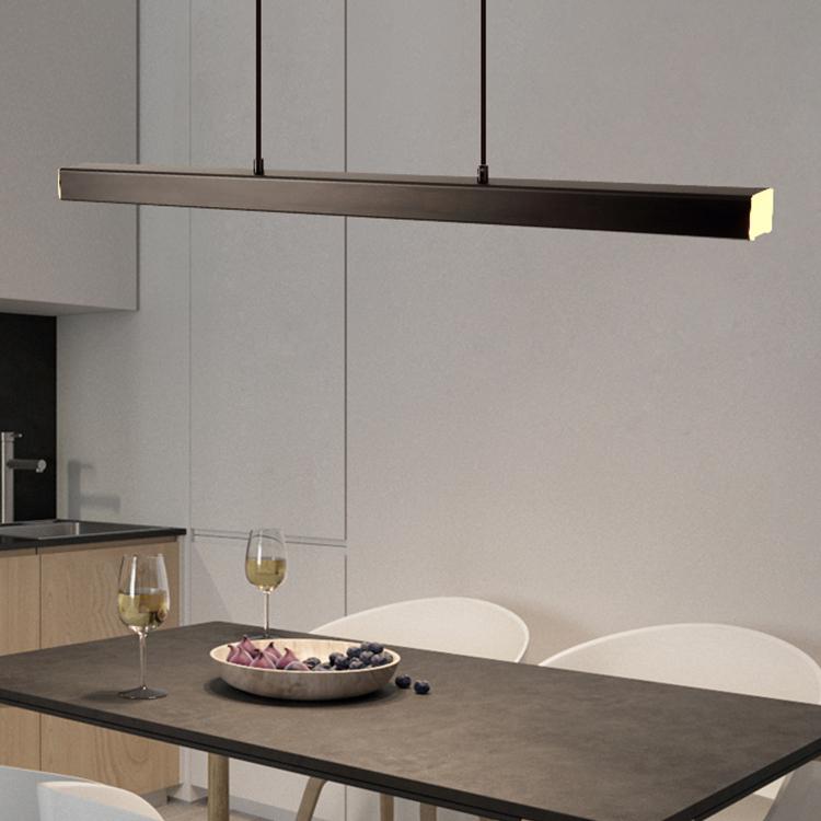 Edge Moderne einfache lineare LED Pendelleuchte, L 80/150CM - Lumpaz