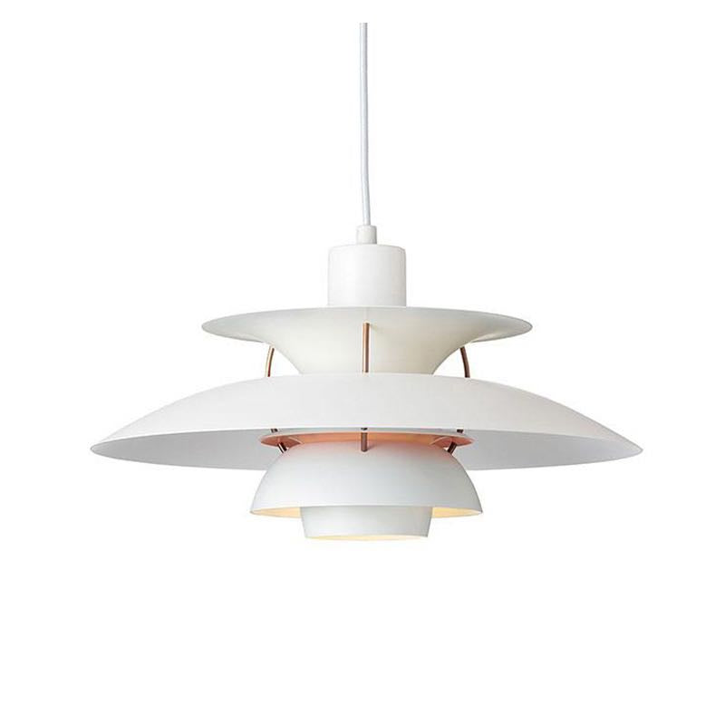 Moderne Macaron Regenschirm Pendelleuchte. Rauchviolett & Grau - Lumpaz