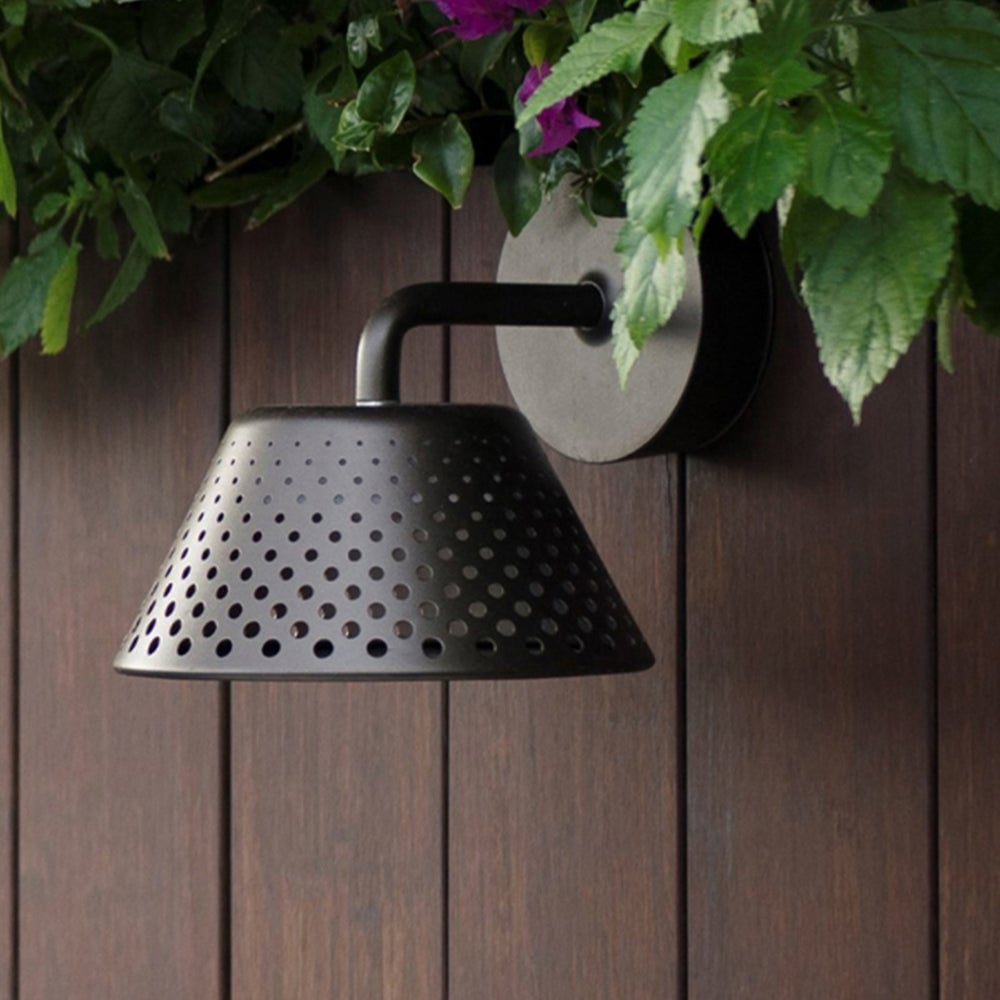 Carins Außenwandleuchte, Metall, ∅20CM - Lumpaz