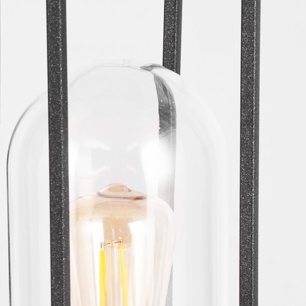 Pena Außen-Wegeleuchte Schwarz, Solar, 32/77CM Lang - Lumpaz