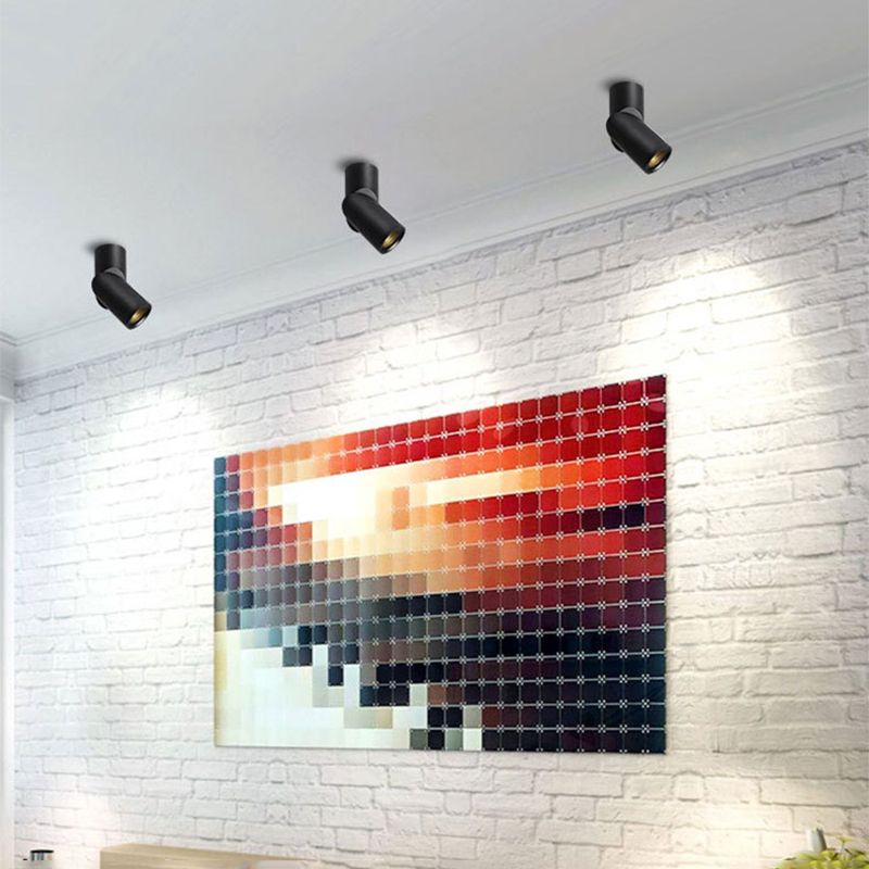 Vovak Drehbar Deckenstrahler, 2 Farben, 18CM Lang - Lumpaz