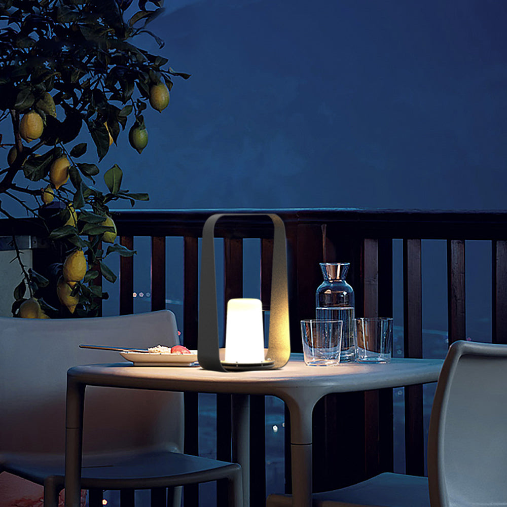 Orr Minimalistisch Wiederaufladbar Außenleuchte Kerzenform , 18CM Lang - Lumpaz