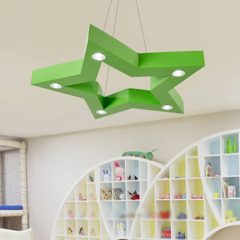 Minori Pendelleuchte Sterndesign, 4 Farben, 60CM Lang - Lumpaz