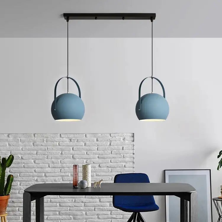 Morandi Pendelleuchte, Dunkelblau, ∅25CM - Lumpaz