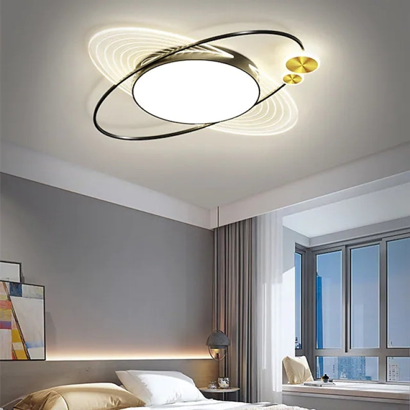 Lacey Modern LED Deckenleuchte Kreis-Design für Wohnzimmer Schlafzimmer, ∅58CM - Lumpaz