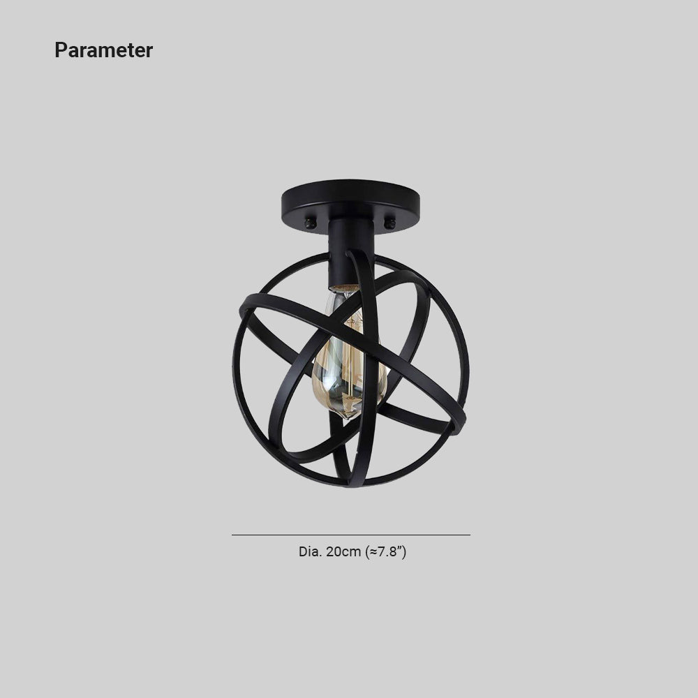 Herbert Deckenleuchte Retro-Kugel, ∅20CM - Lumpaz