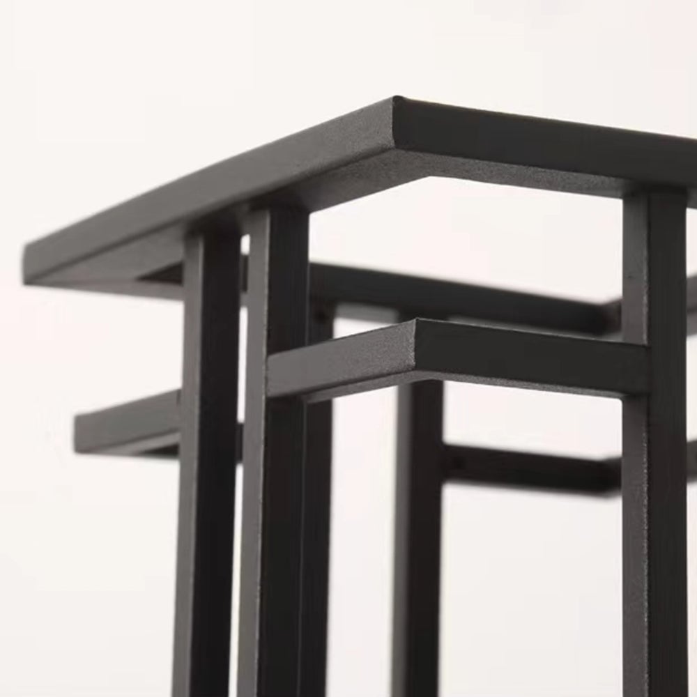 Orr Außenwandleuchte Schwarz, Rechteckig, Metall, 57CM Lang - Lumpaz