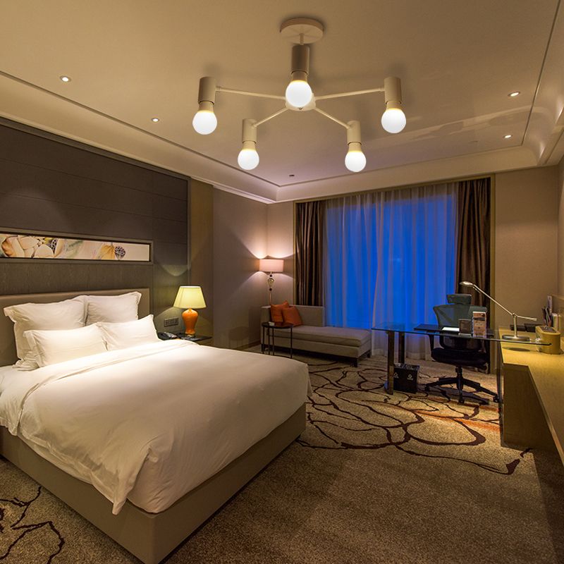 Valentina Deckenleuchte, 2 Farben, 3/5/6-flammig - Lumpaz