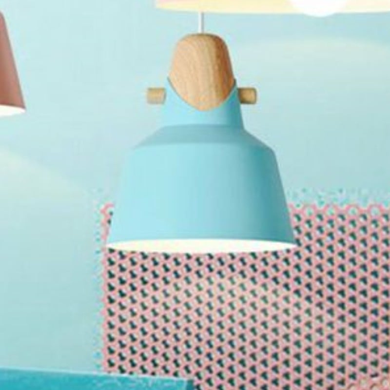 Morandi Pendelleuchte, Holz & Acryl, 5 Farben, 15/33CM Lang - Lumpaz